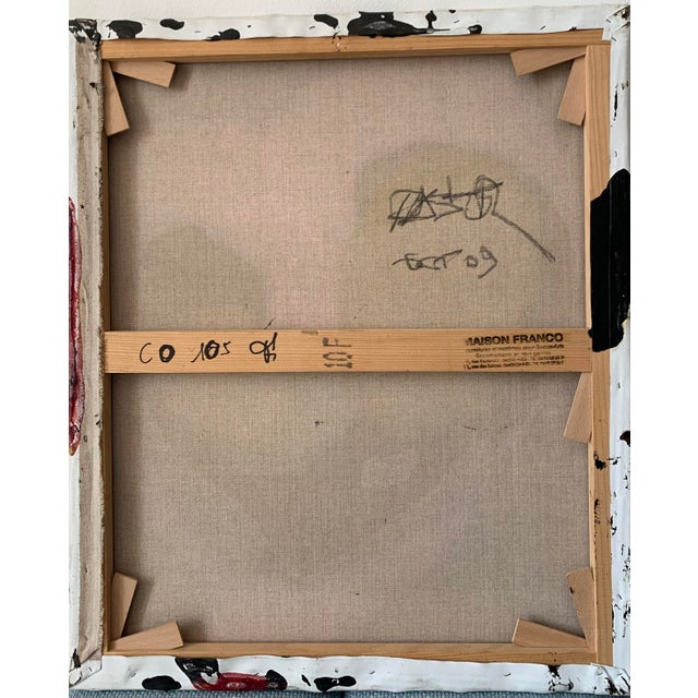Philippe Pastor, Abstract Composition, 2000s, Oil on Canvas For Sale - Image 4 of 6