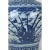 19th Century Ching Dynasty Blue and White Temple Vase For Sale - Image 4 of 8