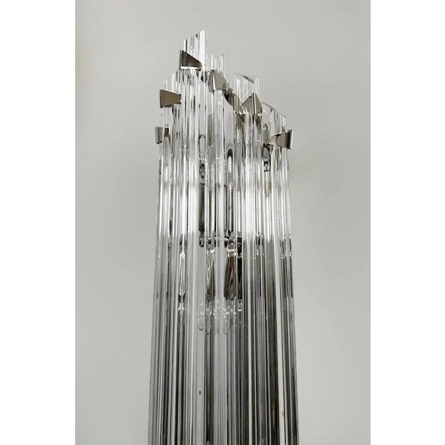 21st Century Maestoso Murano Triedri Glass Rod Sconce by Fabio LTD For Sale - Image 9 of 12