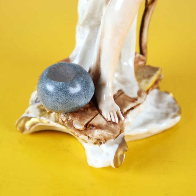 Ceramic Porcelain Figurine by Piergianni Cedraschi for Capodimonte For Sale - Image 7 of 12