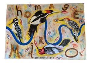 1992 Homage a Miró Ray Smith Poster