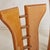Brown Set of 4 Wood + Black Leather Dining Chairs Attributed to Pierre Cardin For Sale - Image 8 of 11