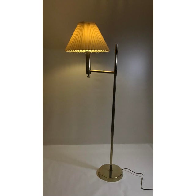 Mid-Century Modern Vintage Model G-018 Floor Lamp in Brass from Bergboms, 1960s For Sale - Image 3 of 16