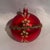 Vintage Hand Blown European Red Glass Ornaments-Set of Four For Sale - Image 4 of 4