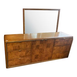 1970s American of Martinsville Dresser W/ Mirror For Sale