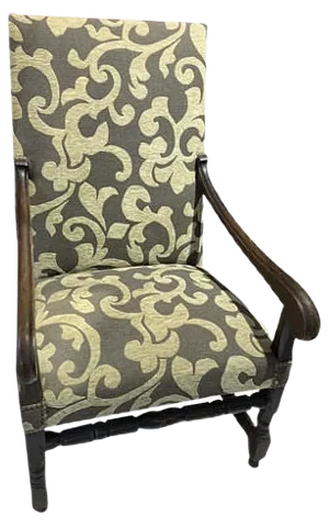 Louis XIII Walnut Armchair
