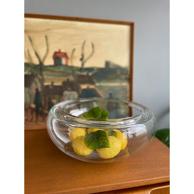 1950s Danish Provence Glass Bowl by Per Lütken for Holmegaard, 1950s For Sale - Image 5 of 10