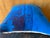 Electric Blue Vintage Turkish Rug Pillow 18x18 For Sale - Image 9 of 13