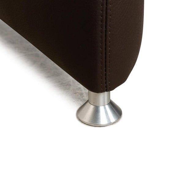 Camaro Leather Two-Seater Sofa in Brown from Laauser For Sale - Image 9 of 16