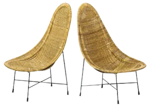 Set of Kraal Chairs by Kertsin Hörlin Holmqvist for Nordiska Kompaniet, 1950s