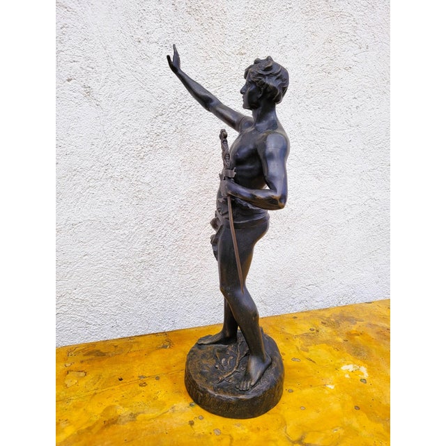 Oscar Ruffony, The Oath, Late 19th-Early 20th Century, Bronze For Sale - Image 16 of 18