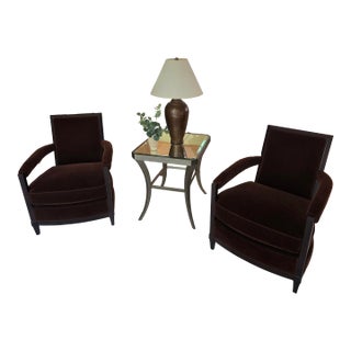 Donghia Panama Fauteuil Chairs (2) For Sale