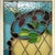 Early 20th Century Tall Stained-Glass Windows with Roses, 1910s, Set of 2 For Sale - Image 5 of 18