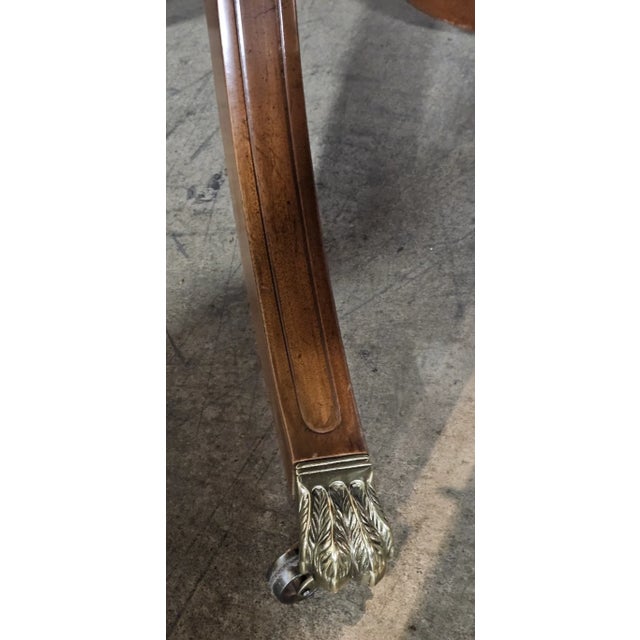 Late 20th Century Kittinger Williamsburg Mahogany Three Part Pedestal Dining Room Table Wa 1043 & 1044 For Sale - Image 10 of 14