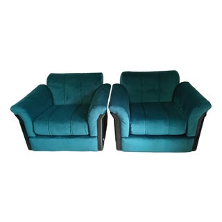 Set of Larissa Armchairs by Vittorio Introini for Saporiti, 1970s For Sale