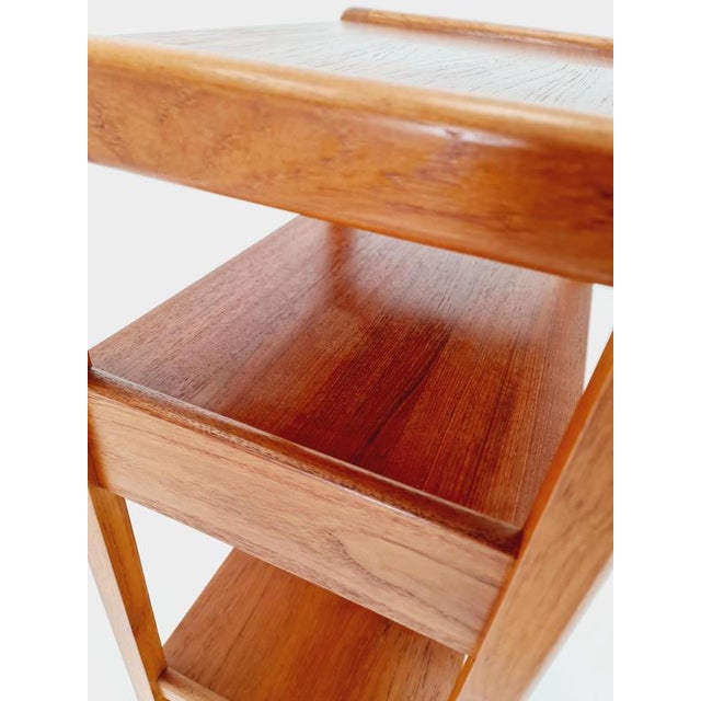 Brown Vintage Danish Freestanding Teak Bookshelf in Teak by Aksel Kjersgaard, 1970s For Sale - Image 8 of 18