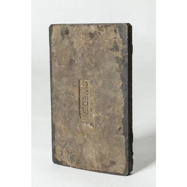 Swedish Grace Cast Iron Relief by Anna Petrus, 1920s For Sale - Image 6 of 8