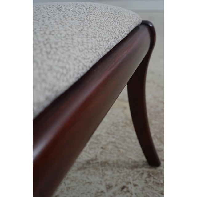 Set of 8 Henkel Harris Mahogany Dining Chairs For Sale - Image 15 of 18