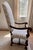 English Early 20th Century Hand-Carved Baroque Throne Chair For Sale - Image 3 of 8