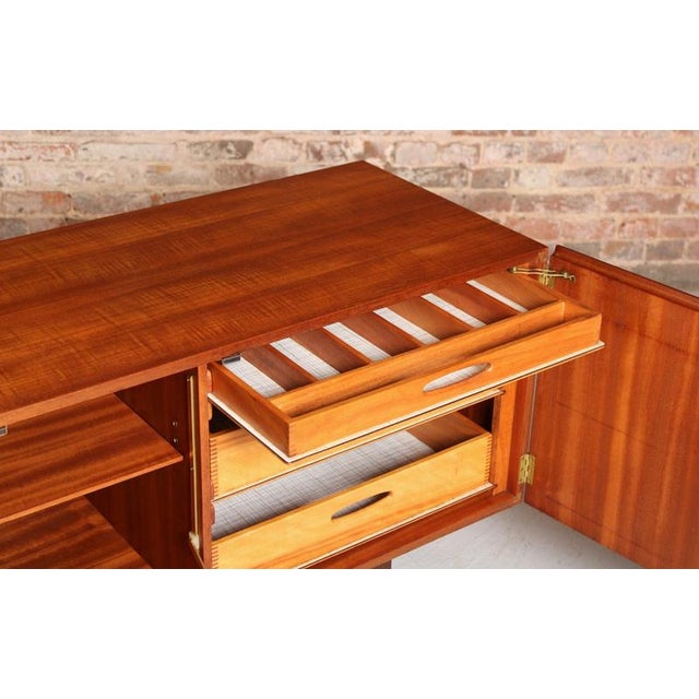 Long Mid-Century Monza Sideboard in Teak by Everest for Heals, 1960s For Sale - Image 9 of 16