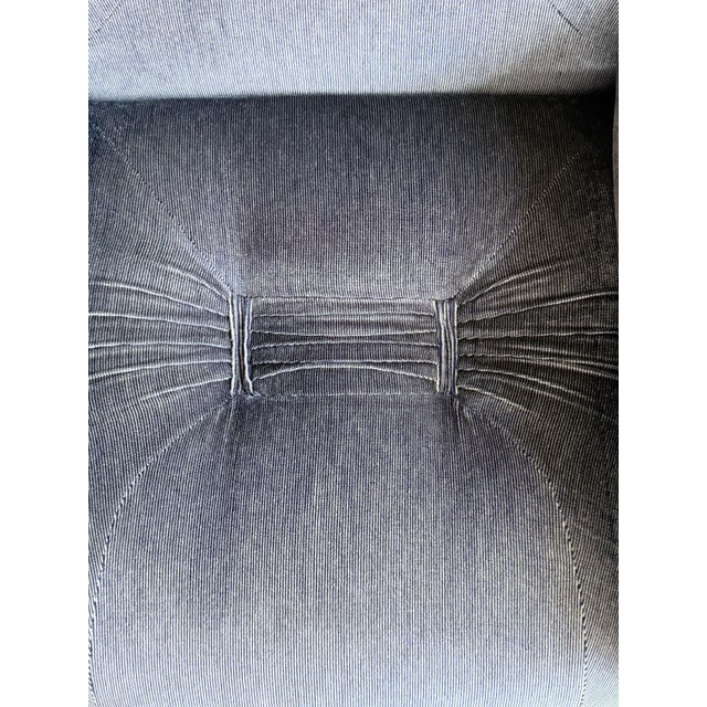 Space Age Velvet and Chrome Chair by Adriano Piazzesi, Italy, 1960s For Sale - Image 9 of 17