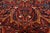 Heriz Rug 8’5” X 10’9” Red Wool Vintage Traditional Hand-Knotted Oriental Carpet For Sale - Image 10 of 15