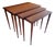 Danish Teak Nesting Tables Vejle Stolefabrik For Sale
