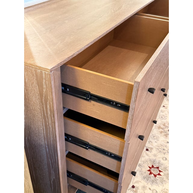 West Elm Matias Dresser, Hudson Oak Wood For Sale In San Francisco - Image 6 of 12