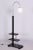 Wood Czech Art Deco Oak & Chrome Floor Lamp, 1930s For Sale - Image 7 of 9