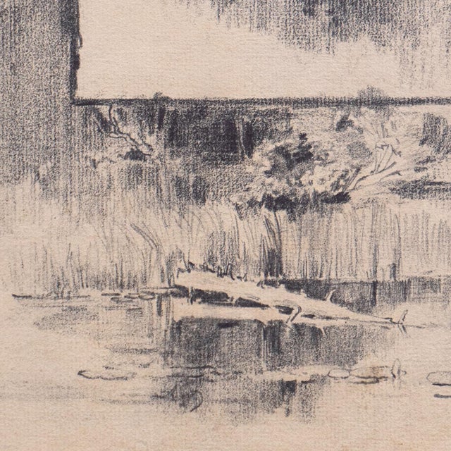 Paper 'Log Cabin' by Arthur Bowen Davies, New York Armory Show, Ashcan School, New York Museum of Modern Art, Art Institute of Chicago For Sale - Image 7 of 10