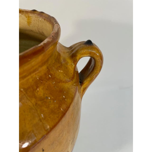 1890s Antique French Drip Glazed Confit Pot Jar For Sale - Image 9 of 18