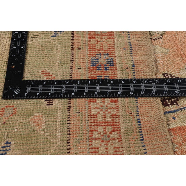 Textile Late 19th Century Turkish Oushak Rug, 11'04 X 13'08 For Sale - Image 7 of 10