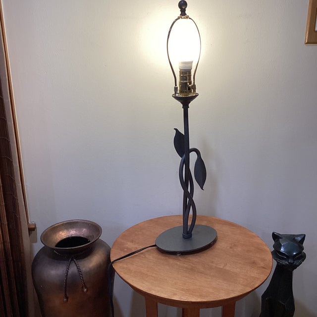 Late 20th Century Hubbardton Forged Leaves Table Lamp For Sale - Image 12 of 12