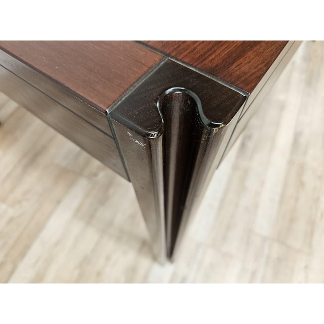 Brown Extendable 4D Dining Table by Angelo Mangiarotti for Molteni, 1970 For Sale - Image 8 of 18