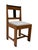 Art Deco Modernist Side Chair in Oak & Velvet from Jan Brunott, 1920s For Sale - Image 12 of 12