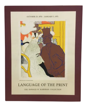 Original Poster Advert of "Language of the Print"