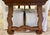 Italian Antique Italian Trestle Table in Walnut With Iron Stretcher For Sale - Image 3 of 5