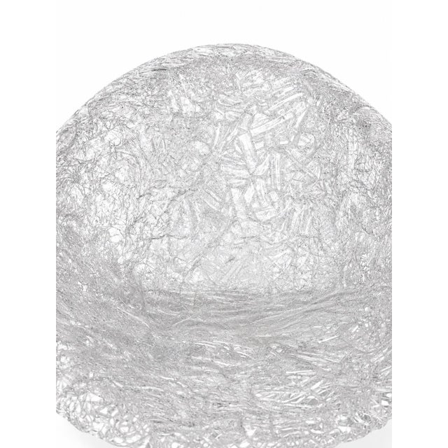 2010s Rare Jacopo Foggini for Edra “Ester” Hand-Formed Polycarbonate Swivel Chair For Sale - Image 5 of 8