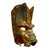 Folk Art Vintage Guatemalan Hand-Carved and Painted Folk Art Animal Mask For Sale - Image 3 of 9
