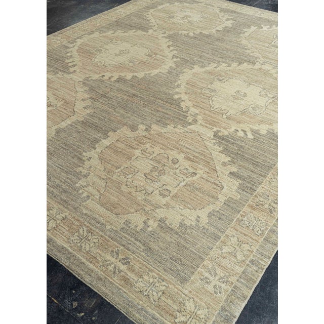 Contemporary Turkish Oushak Rug 8'3" x 10'4" For Sale - Image 3 of 4