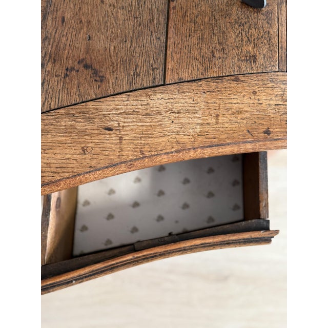 Wood Rare 19th Century French Oak Mazarin Desk For Sale - Image 7 of 11
