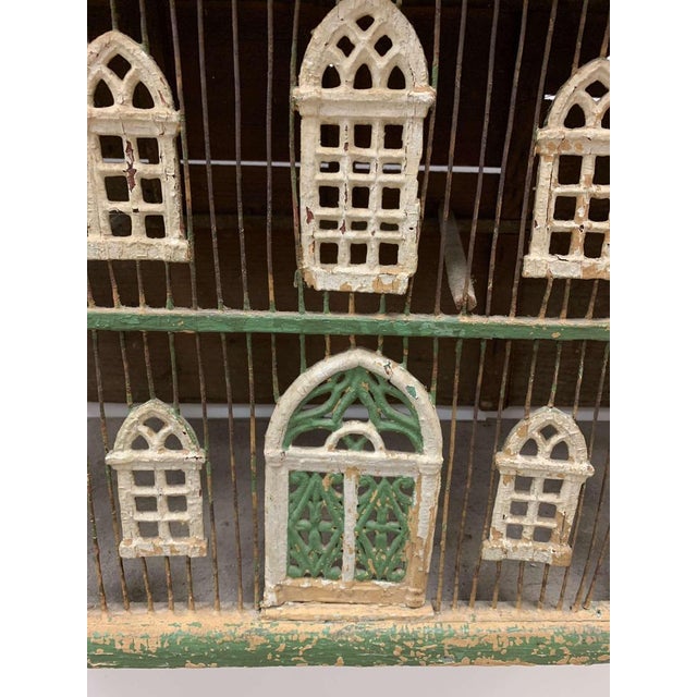 Highly decorative bird cage, can be displayed for home This piece is attributed to the mentioned designer/maker. It has no...