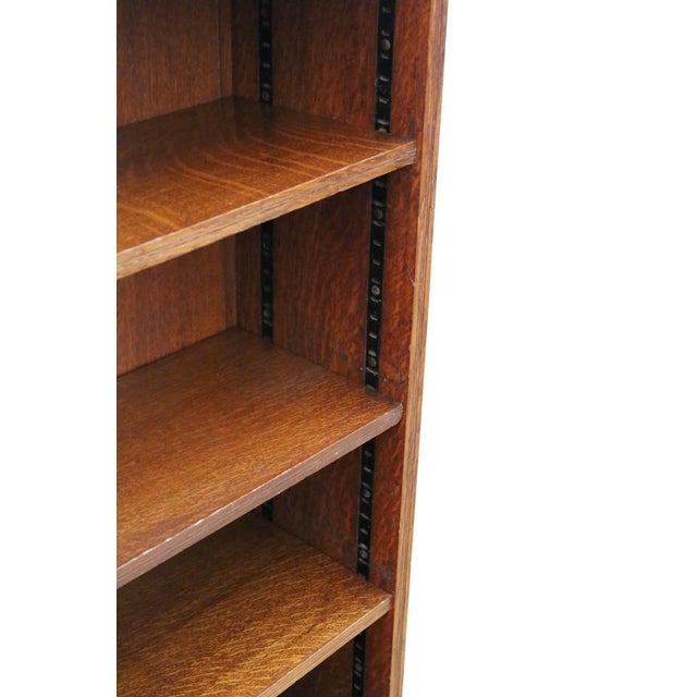 Antique Victorian Gothic Arts & Crafts Adjustable Bookcase, 19th Century For Sale - Image 5 of 9