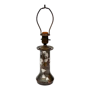 Early 20th Century Bronze & Silver Table Lamp