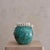 French Turquoise Ceramic Vase by Gustave Asch, 1940s For Sale - Image 14 of 18