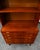 Mid Century Danish Modern Bookshelf Cabinet Teak Shelves 5 Drawers Shelves MCM For Sale - Image 11 of 12
