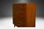 Founders Furniture Company Midcentury Walnut Jack Cartwright for Founders Highboy Tall Dresser Refinished, Attributed For Sale - Image 4 of 11