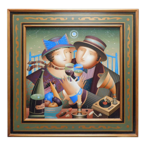 Anton Arkhipov "Starlight Romance" Hand Signed Artist's Custom Framed Art #2/49