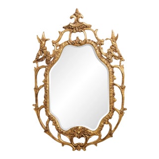 Friedman Brothers Model 6522 Phoenix Carved Gold Mirror For Sale