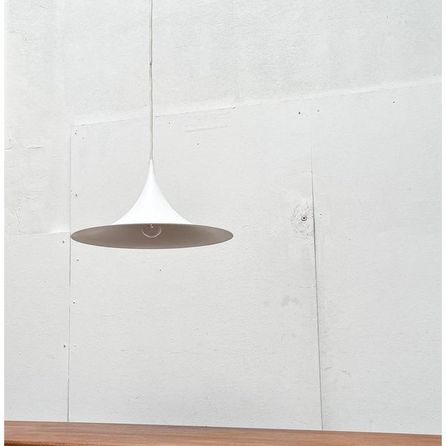 Vintage Semi Pendant Lamp by Bondrup & Thorup for Fog & Mørup, 1970s For Sale - Image 14 of 18